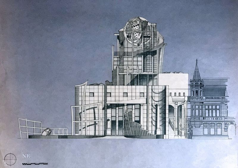 Art design of a alternative building