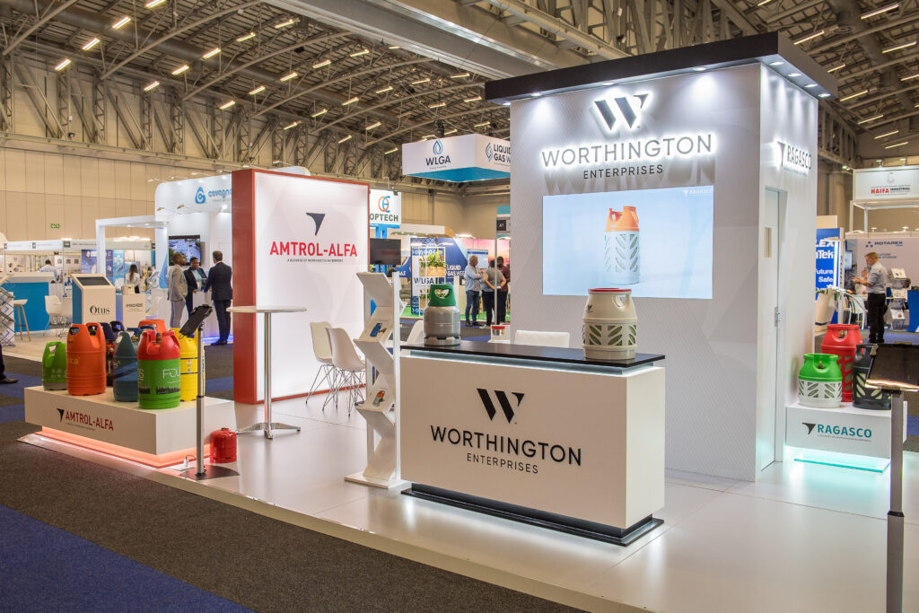 jane&paul exhibition stand for Worthington