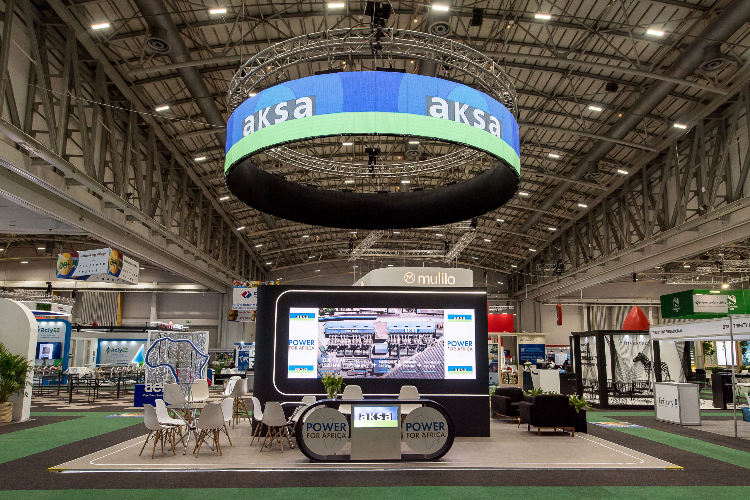 exhibition stand by jane&paul for Aksa