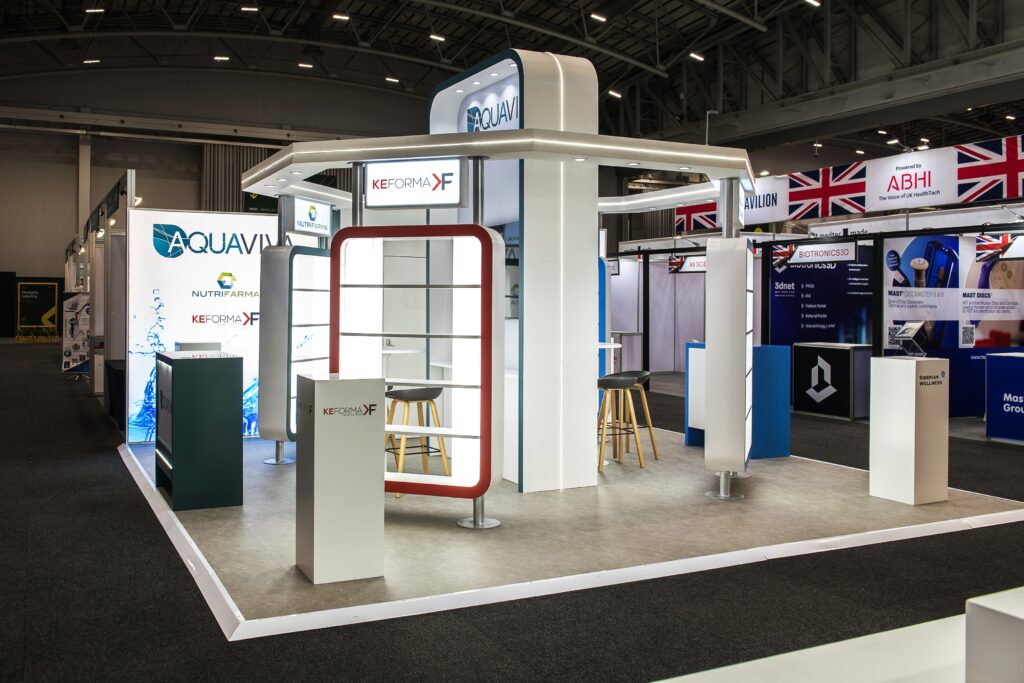 exhibition stand for Siberian Health at WHX Cape Town by jane&paul