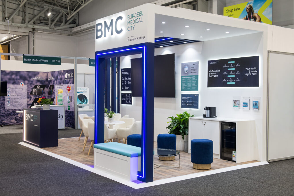 exhibition stand for BMC by jane&paul