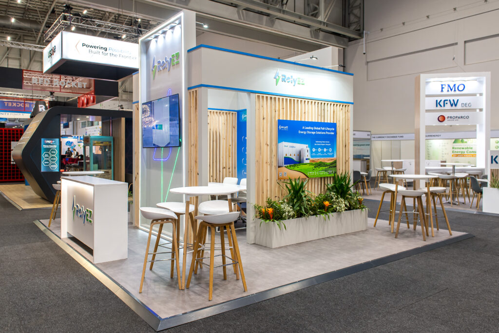 exhibition stand builder at trade shows throughout South Africa